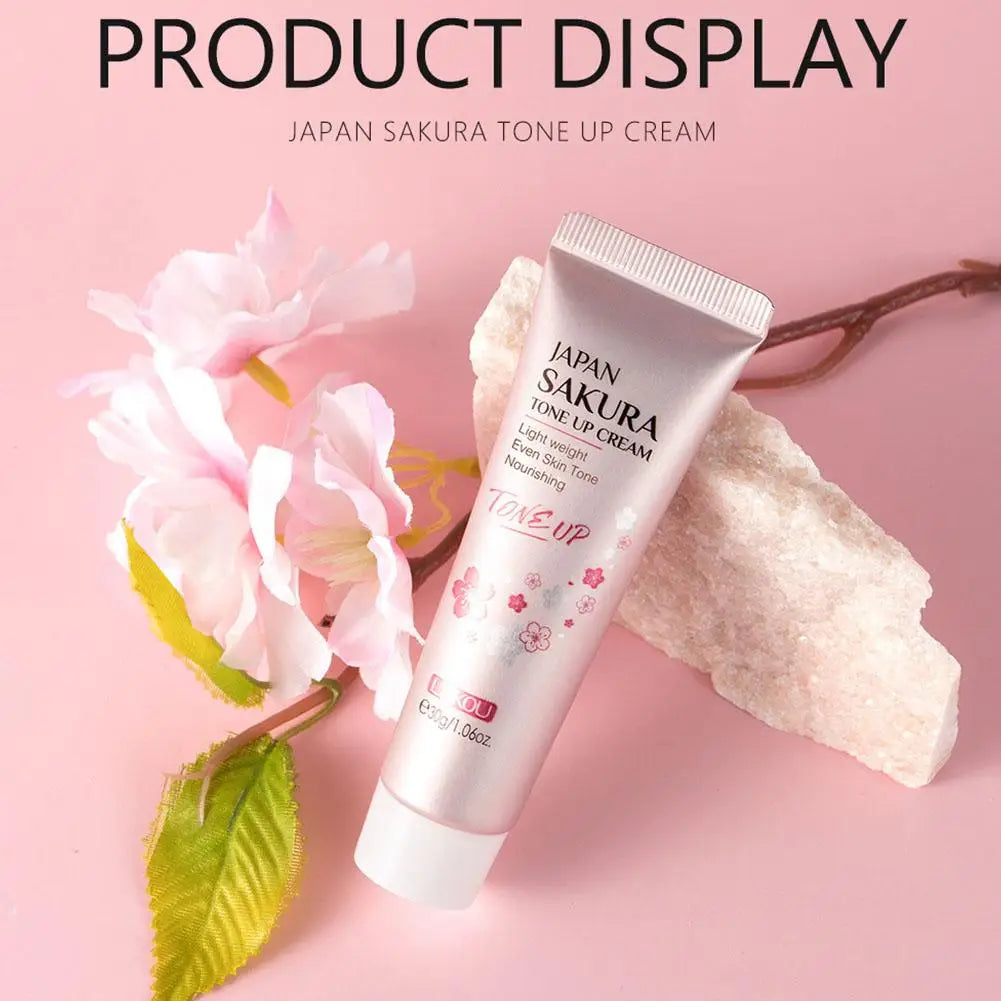 Essence Cream Cherry Blossom Facial Cream Moisturizing Shrink Pores Cosmetics Collagen