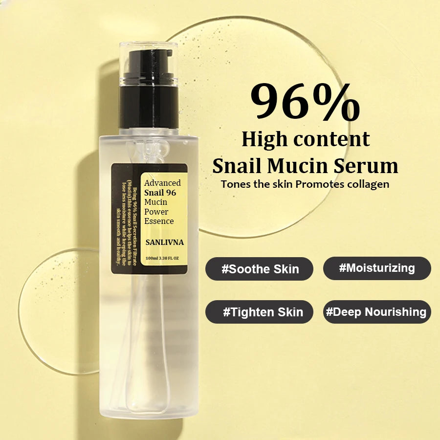 Snail Mucin 96% Facial Snail Brightening Anti-Aging
