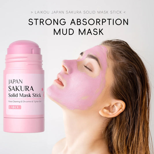 Face Mask Stick Reduces Blackhead Pores Oil Control Moisturizing Deep Cleanser Facial Face Mask 45g