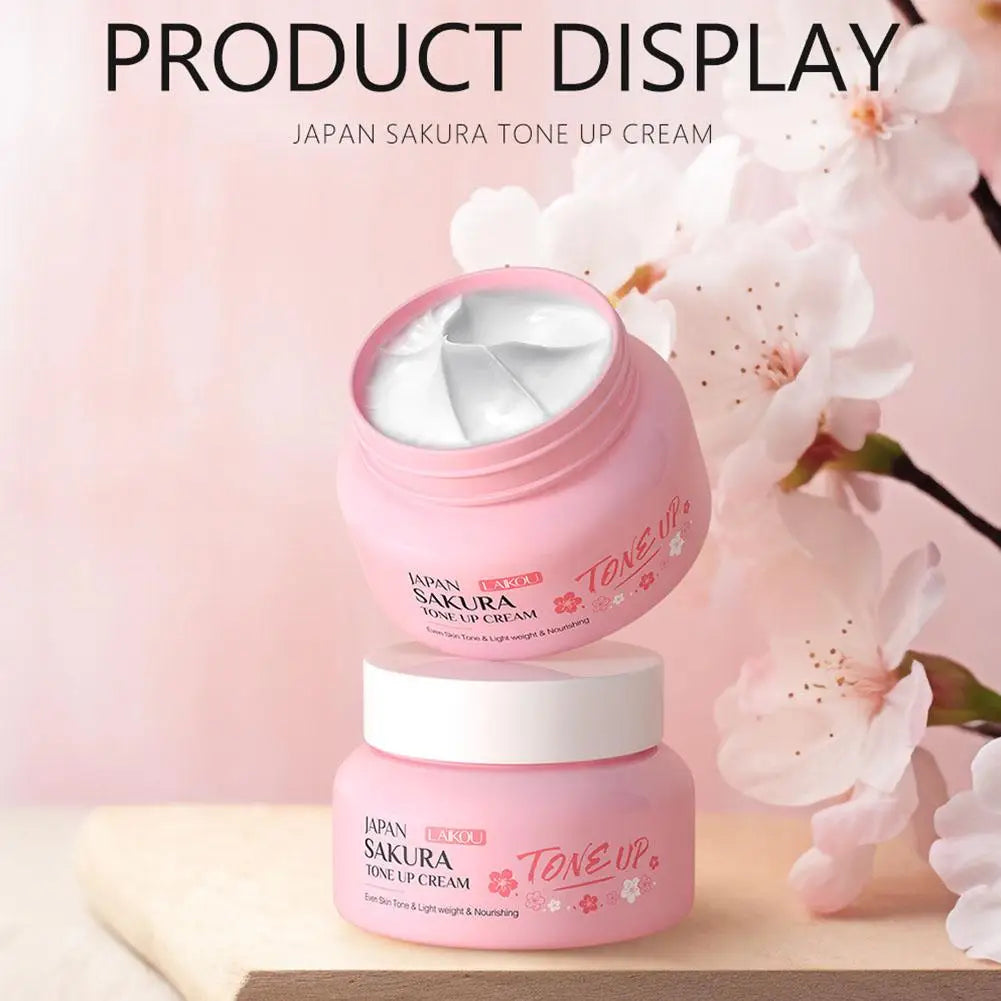 Essence Cream Cherry Blossom Facial Cream Moisturizing Shrink Pores Cosmetics Collagen
