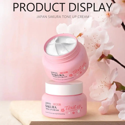 Essence Cream Cherry Blossom Facial Cream Moisturizing Shrink Pores Cosmetics Collagen